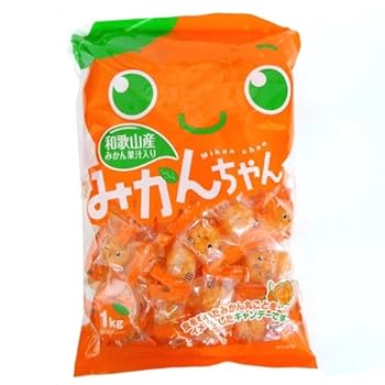 みかんちゃん専用ページ 山市 川口製菓 みかんちゃん 124g×10袋入 メーカー 問屋直送